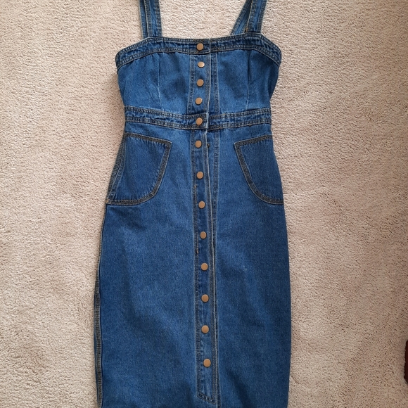 white christmas dresses FA Women's Studded Western Buckle Stretch Denim Dress – OpryShop